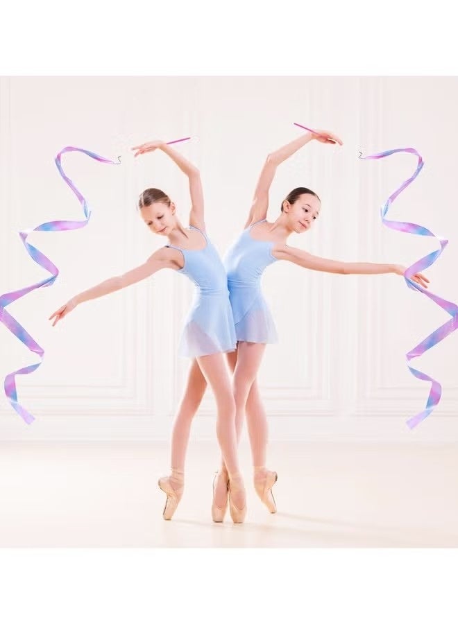 3PCS Sparkly Dance Ribbon,6.6 Ft Twirl Streamer Ribbon Dancer Wands for Kids Girls Class Talent Shows - Image 4